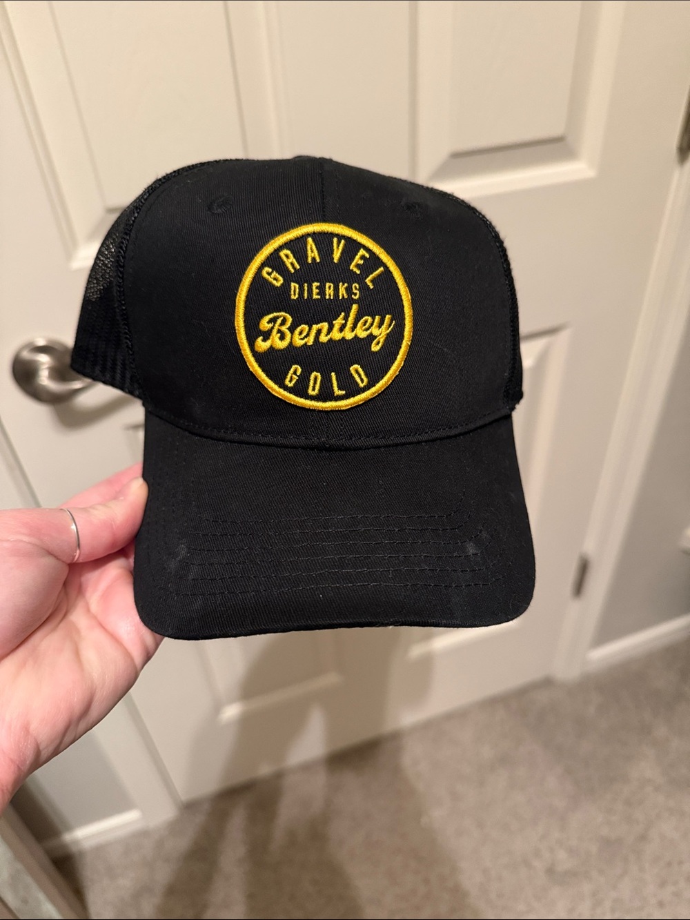Dierks Bentley Gravel & Gold Black Mesh Back Cap